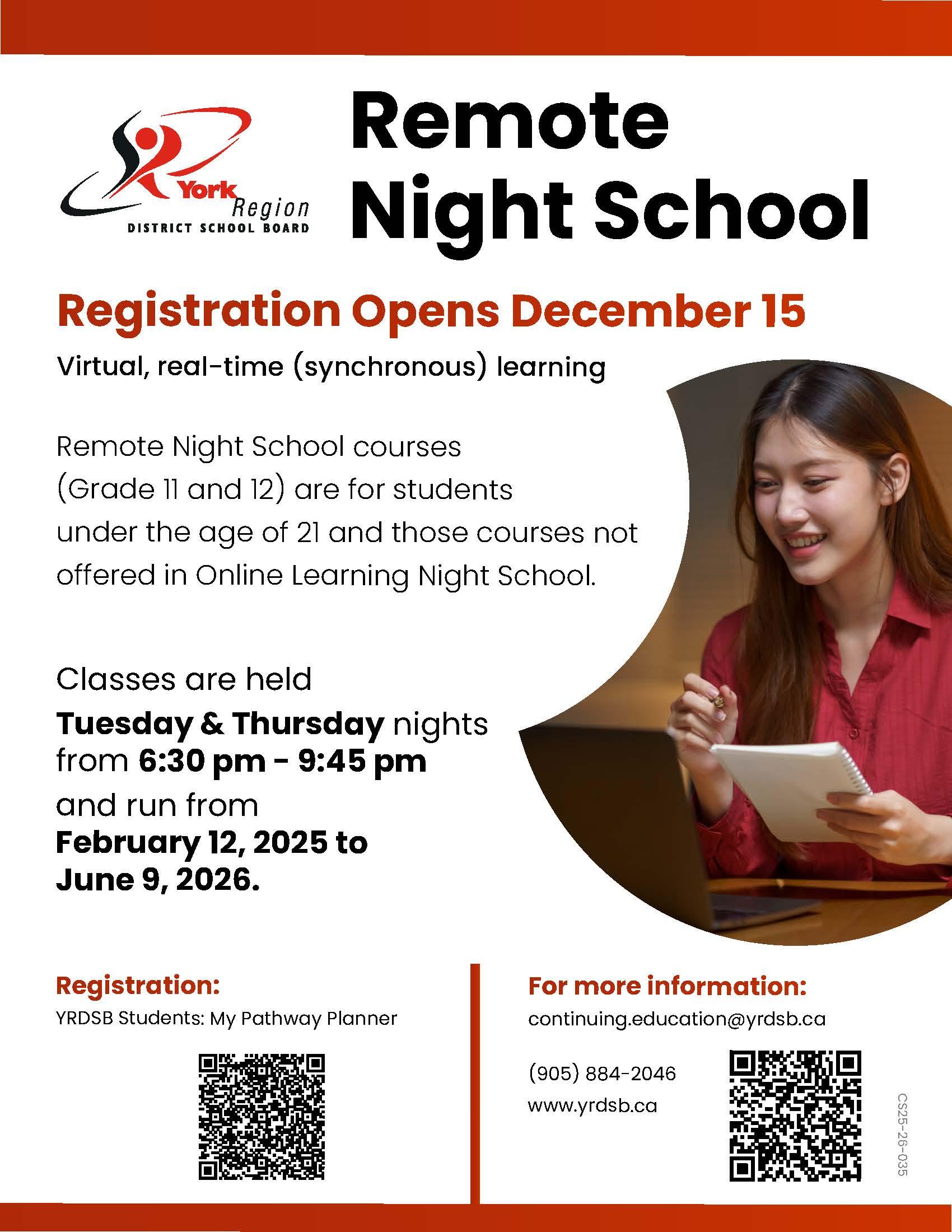 Remote Night School