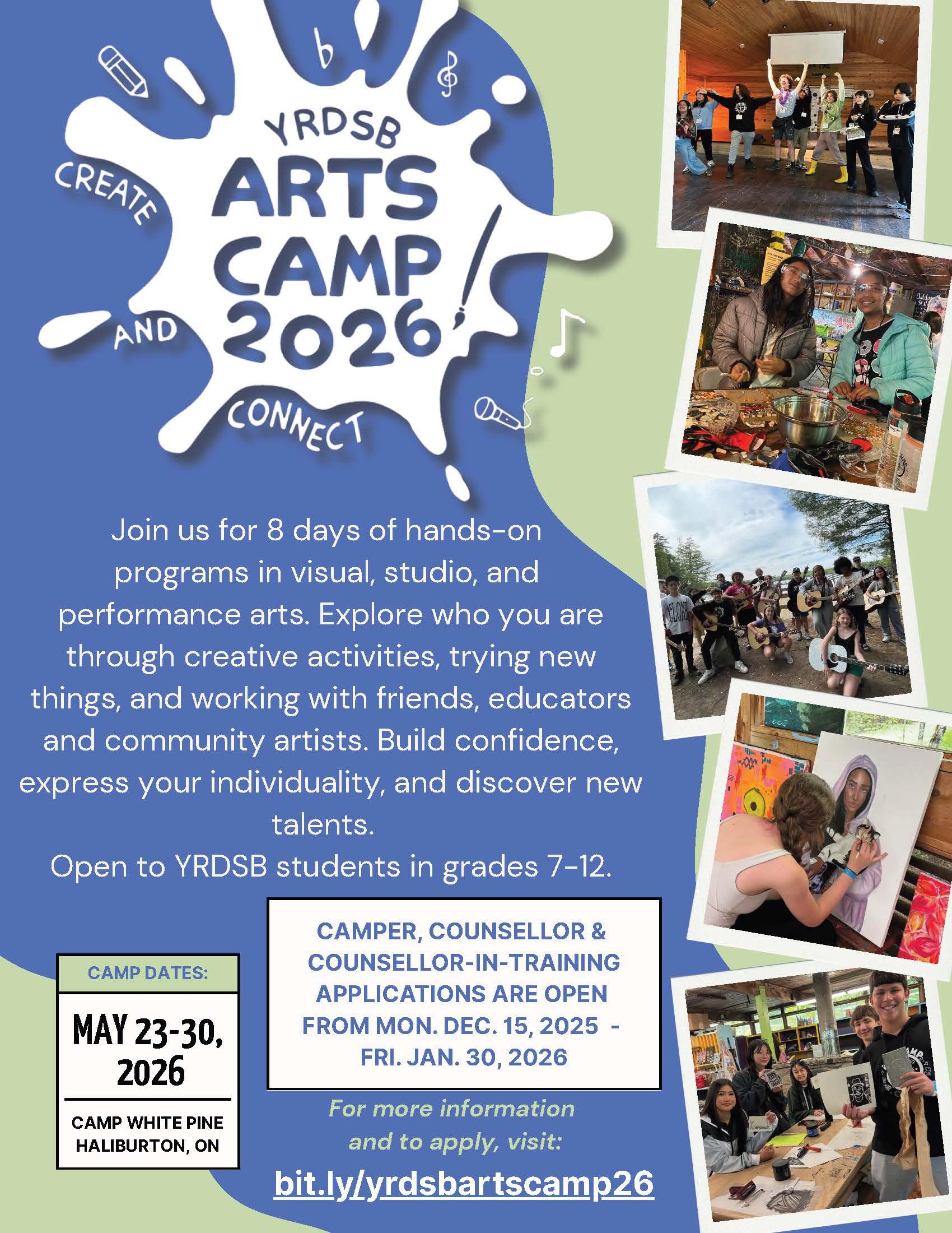 YRDSB Art Camp 2026